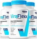 (3 Pack ViraFlexx para Hombres, Pro Capsules, Male Performance Support 500mg, All Natural Dietary Supplement to Support Global Health, Vira Flexx Reviews (180 cápsulas)