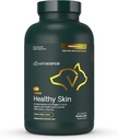 VetriScience Omega Healthy Skin Capsules, Omega 3.6.9 Fish Oil Suplemento para perros y gatos, Skin Health, Coat Growth, Reduce la cama, Más de 750 mg Omega Fatty Acids por cápsula, Gel Caps, 90 Cuenta