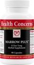 Salud Concerns Marrow Plus – Bone Marrow & Blood Generation Suplemento Herbal – Fórmula Herbal China para la Anemia, " Apoyo a la Circulación – Astragus, Salvia, " Tangerine Extracts – 90 Capsules