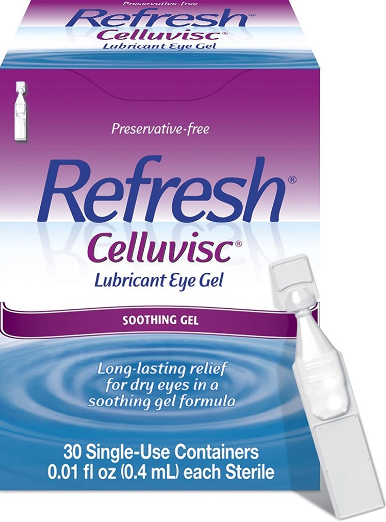 Refresh Celluvisc Lubricant Eye Gel Single-use Containers 30 Ea (Pack of 3) | Pack of 3