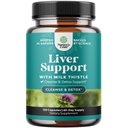 Natures Craft Liver Cleanse Detox &amp; Repair 120 Capsules - Herbal Liver Support Milk Thistle Suplemento - Silymarin Milk Thistle Suplementos con Dandelion Root, Choline, Beetroot & Artichoke Extract