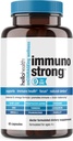 Soporte diario Inmunitario Suplemento Inmunostrong 10-en-1 Vitaminas de Inmunidad con orégano de Booster Inmuno, Hoja de Oliva, Antioxidante calmante Omega 3, Curcumina Turmérica & vitaminas de zinc para adultos & niños -60 ct