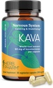 Herb Pharm Extracto de raíz de Kava para reducir el estrés y promover la relajación - 60 cápsulas vegetarianas