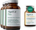 ALGAECAL Plus Bundle - Vitamina D3 completa de 4 en-1 con 16 Nutrientes de Bone-Supporting, con soporte clínico para aumentar la densidad de bonificación &amp; Boost Immune System