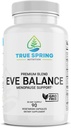 Apoyo a la menopausia de la balanza de Eva - Suplemento completo para el alivio total de la menopausia de las mujeres, flashes calientes, dolor conjunto, y más - Premium Blend con prebióticos " Probióticos