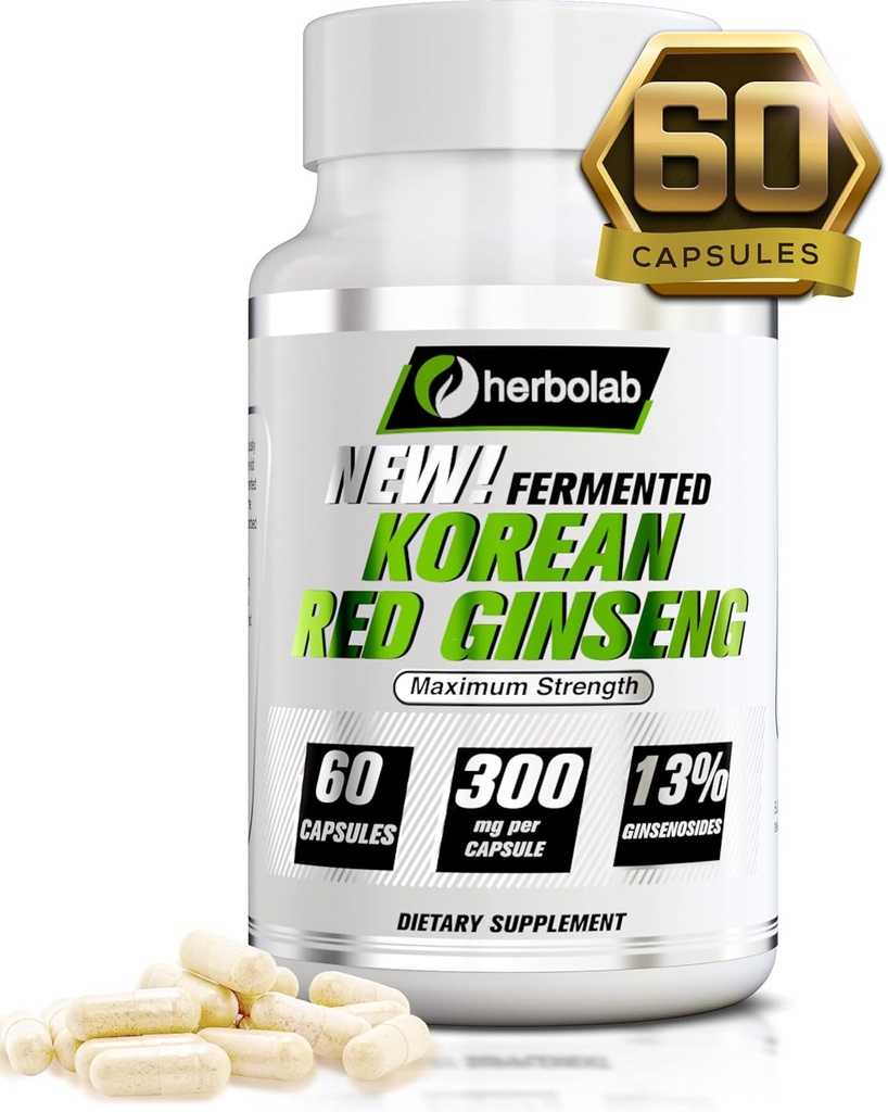Ginseng rojo coreano fermentado 10:1 (13% ginsenosides) - Genuine Panax Ginseng de Corea 6 años viejas raíces - Patented Extract Technology