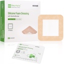 NeuHeils Silicone Foam Dressing with Border 3"x3", 10 Pack for Bed Sores