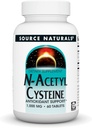 Fuente Natural N-Acetil Cisteine Antioxidante Apoyo 1000 mg Suplemento dietético que apoya la salud respiratoria* - 60 tabletas