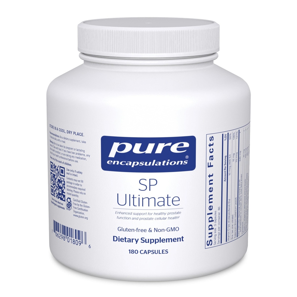 Pure Encapsulations SP Ultimate | Enhance Support for Healthy Prostate Function and Prostate Cellular Health* | 180 Capsules
