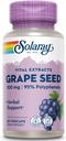 SOLARAY Grape Seed Extract 100 mg Plus Complejo Bioflavonoide ← Saludable Cardiovascular & Blood Vessel Support ← 60 VegCaps