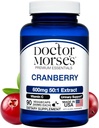 Píldoras de suplemento de arándano para mujeres y hombres, 30000 mg de fuerza, Urinary Tract Support with Vitamin C, Made in FDA-Registered, NSF-Certified Facility, Total Health Support, 90 cápsulas