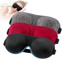 YIVIEW Sleep Mask for Back and Side Sleeper 3 Pack, 100% Blackout Eye Mask