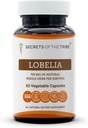 Secrets of the Tribe Lobelia 60 Capsules, 750 mg, Lobelia (Lobelia Inflata) Dried Herb (60 cápsulas)