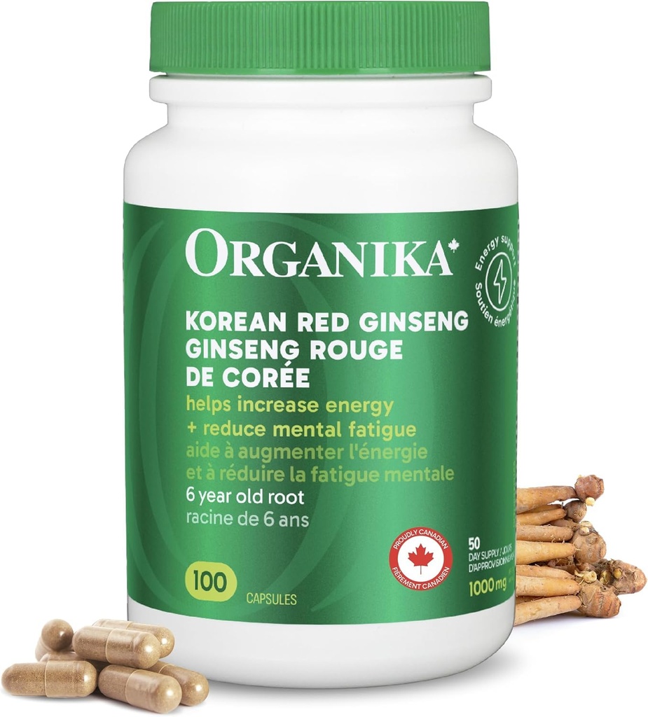 ORGANIKA Korean Red Ginseng, 100 CT