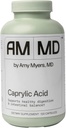Amy Myers MD Caprylic Acid - Suplemento de Apoyo a la Digestión para el Balance Intestinal - Apoya un Microbioma Equilibrado para la Salud Gut - Sin gluten, sin lácteos & No soy - 120 cápsulas (60 piezas)
