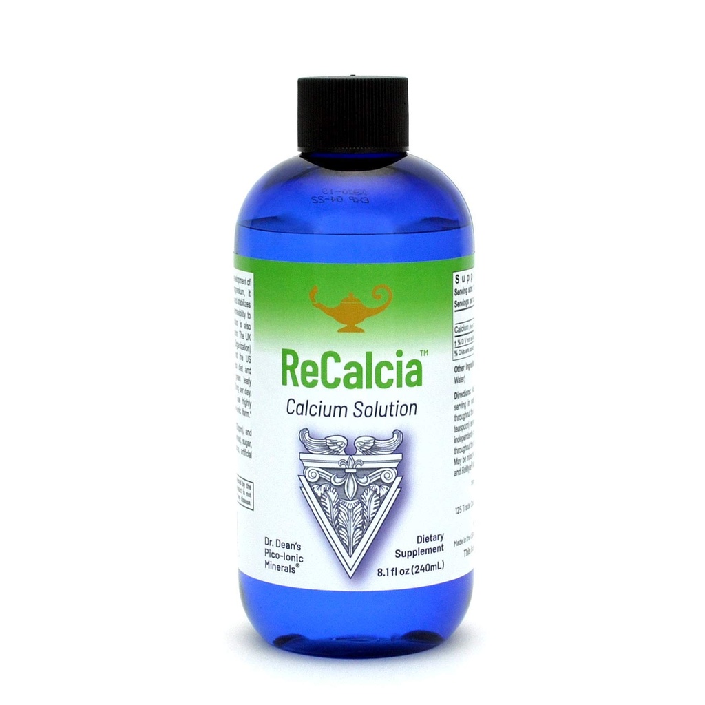 RnA ReSet ReCalcia – Suplemento de calcio líquido, alta absorción Pico-Ionic Fórmula, 8.1 Fl Oz (1-Pack)