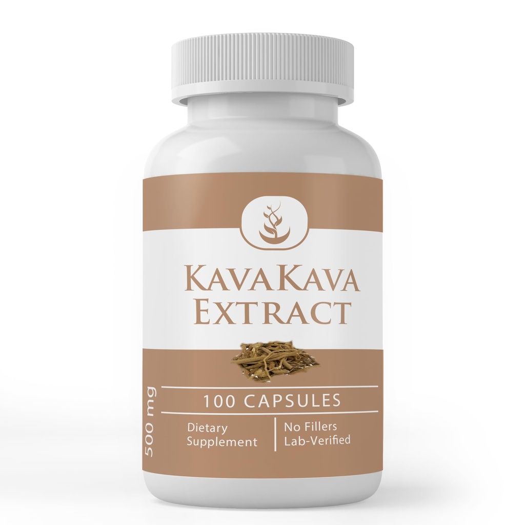 PURE ORIGINAL INGREDIENTES Kava Kava Extract, (100 cápsulas), No aditivos ni artillería, Lab Verified