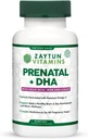 Vitaminas prenatales Halales + DHA, Hierro ácido fólico, Ginger for Soothing, One Daily, for All Pregnancy Stages, Gluten Free, Non-GMO, 60 Softgels, 2 Months Supply, USA Made, Vitaminas Halales