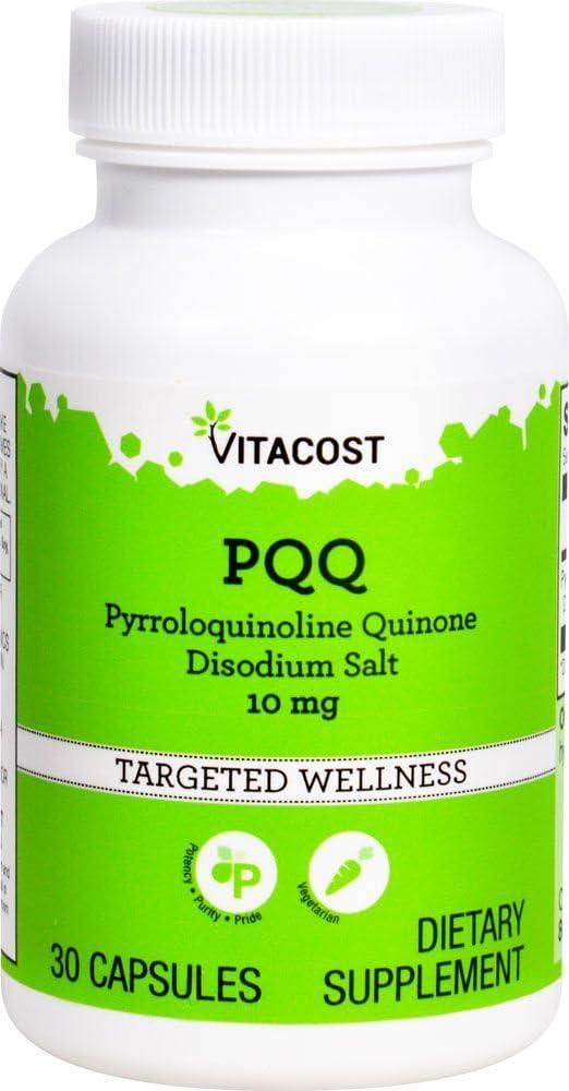 Vitacost PQQ Pirroloquinolina Quinona - 10 mg - 30 cápsulas vegetarianas