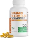 Complejo Bronson Vitamina B con Vitamina C - Salud Inmune, Apoyo Energético & Nervous System Support - Non-GMO, 120 cápsulas vegetarianas