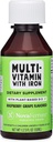 NovaFerrum Delish ← Vegan Multivitamínico con hierro para bebés, niños pequeños " niños sometidos Apoyo inmunitario ← Orgánica de base vegetal D-3 Silencio Gluten Gratis ← Vegan Verified  Sugar Free ← 1.69 Fl Oz (50 mL)