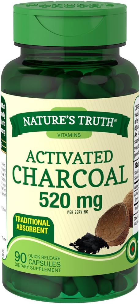 La verdad de la naturaleza Activado carbón, 1 paquete