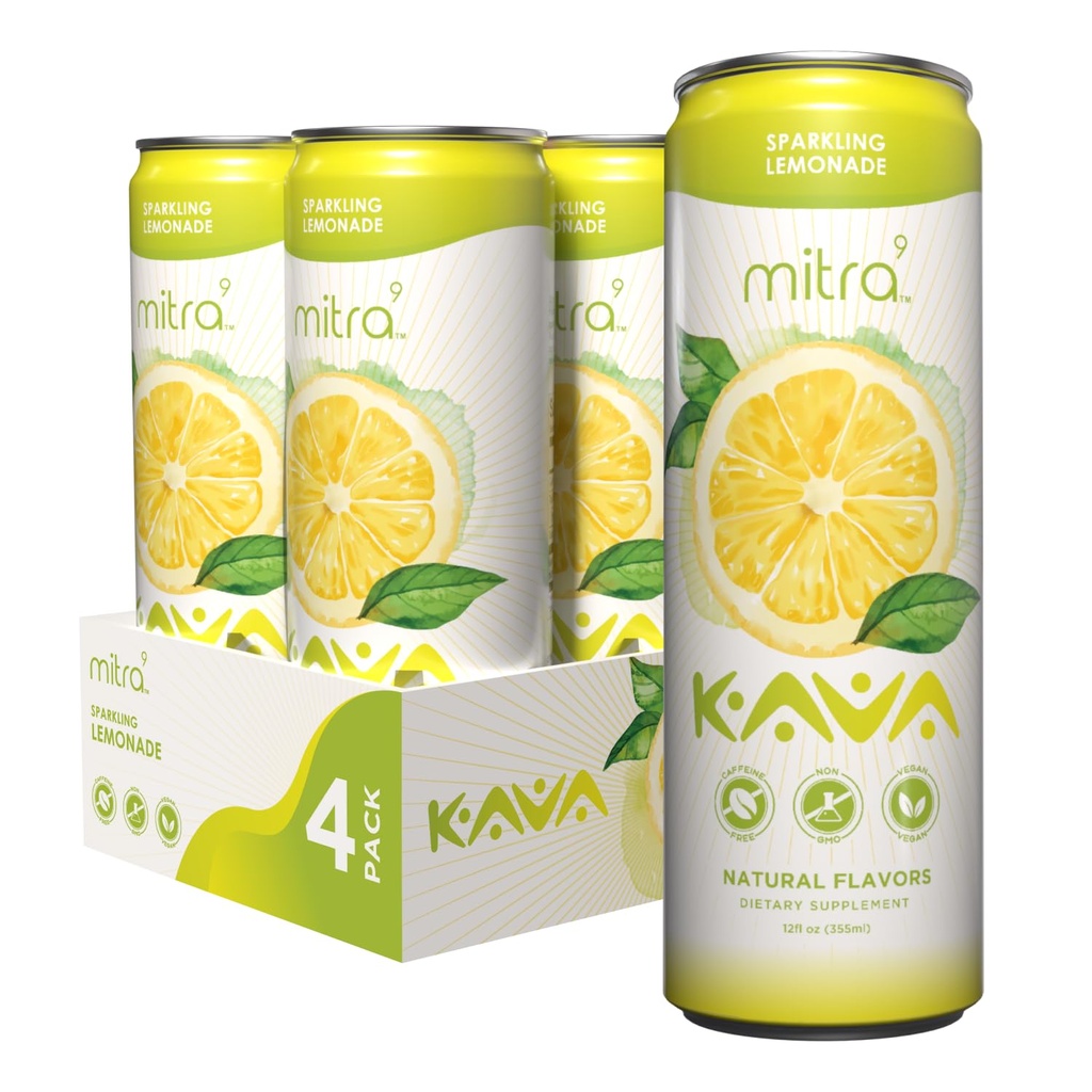 Micro9 Bebidas Botánicas - Limonade Sparkling Bebe Kava Con Kava Root Extract - Mood Enhancer - Planta de base - Promueve la calma natural y la claridad (12 Fl. Oz) (4)