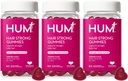 HUM Hair Strong Daily Hair Growth Gummies with Biotin, Zinc, Vitamina B12 para apoyar el crecimiento, ácido fólico & vitamina B12 Gummy Vitaminas para el cuidado del cabello saludable para mujeres y hombres, 180 Gummies