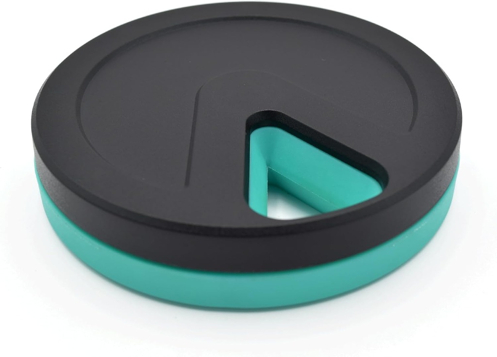 Travel RX Pill Case by Type Two Labs – semanal 7 Day Pill Box, Compact Magnetic Organizer for Pills fits Purses or Pockets, Rugged Daily Caddy Holds Vitamins, Supplements and Medication. (Teal Vibrant)