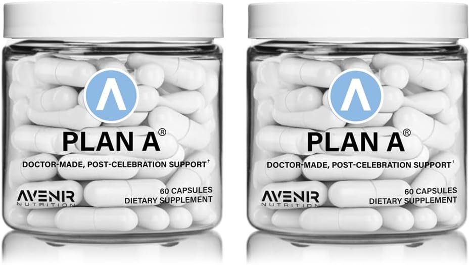 Plan ATM - Alivio post-Celebración " Restauración de la mañana, deshidratación " Headache Support - Dihydromyricetin DHM y L Cysteine - 90 cápsulas