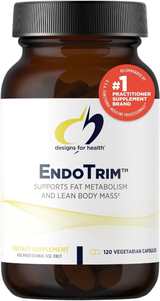 Diseños para Salud EndoTrim - Green Tea Extract, Garcinia Cambogia, Coleus Forskohlii + L-Carnitine Suplemento para Hombres + Mujeres - Vegan (120 cápsulas)