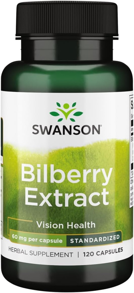 Extracto de fresa Swanson (estandardizado) 60 Milligrams 120 Capsules