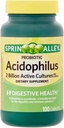 SCHMIDT EMPIRE Probiotic Acidophilus Spriing Vallley Dietary Supplement 100ct Digestive Health (Pack of 1)