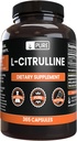 Ingredientes originales puros L-Citrulline (365 cápsulas) No hay magnesio o rifles de arroz, siempre puros, lab verificados