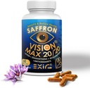 Vitaminas Ojo EXIR Lutein, Astaxanthin Saffron, Zeaxanthin, Semilla de uva, Suplemento Turmérico para Floaters, Strain, Presión, Visión nocturna, VM20-60 Capsules