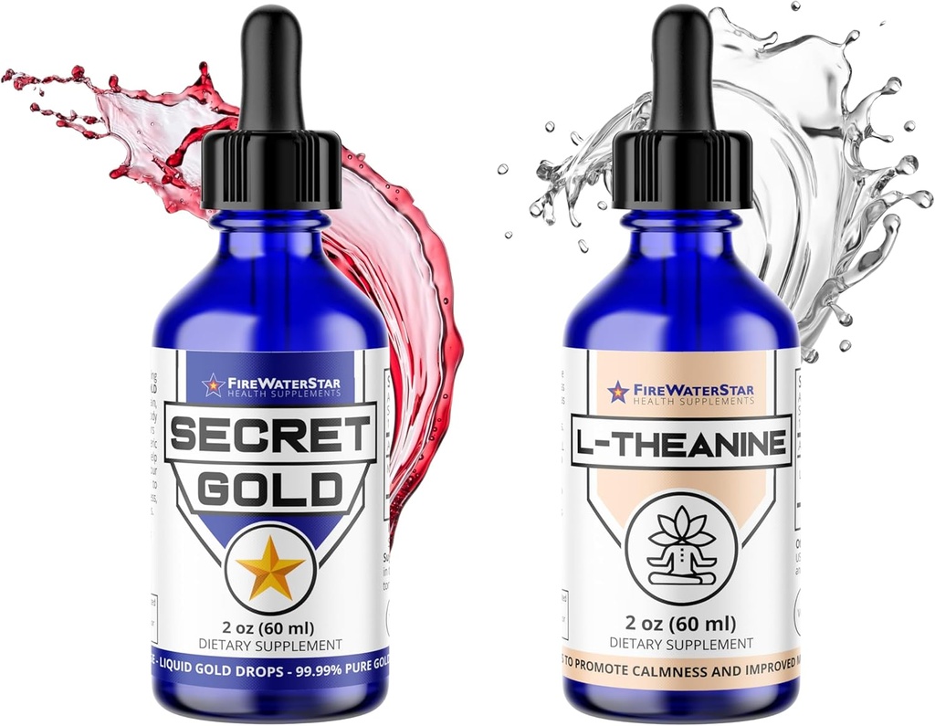 Liquid Gold Drops y L-Theanine Bundle