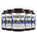 FarmHaven Magnesium Glycinate &amp; Malate Complex w/ Vitamin D3, 100% Chelated for Max Absorption, Vegan – Bone Health, Nerves, Muscles, 600 Capsules, 300 Days