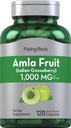 Piping Rock Amla Capsules 1000mg  120 Pills ← Fruit Extract Supplement Silencio, Gluten Free