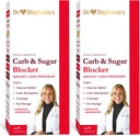 Dr. Stephanie's Mealtime Carb & Sugar Blocker - Reducir Carbs Digested & Sugars, Stimulant-Free (2 Pack)