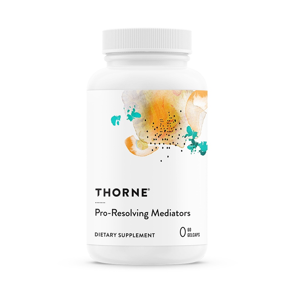 THORNE - Mediadores Pro-Resolver - Combina Mediadores Pre-Resolver con EPA y DHA - Apoya una Respuesta Equilibrada y Estructura Cerebro Saludable* - 60 Gelcaps
