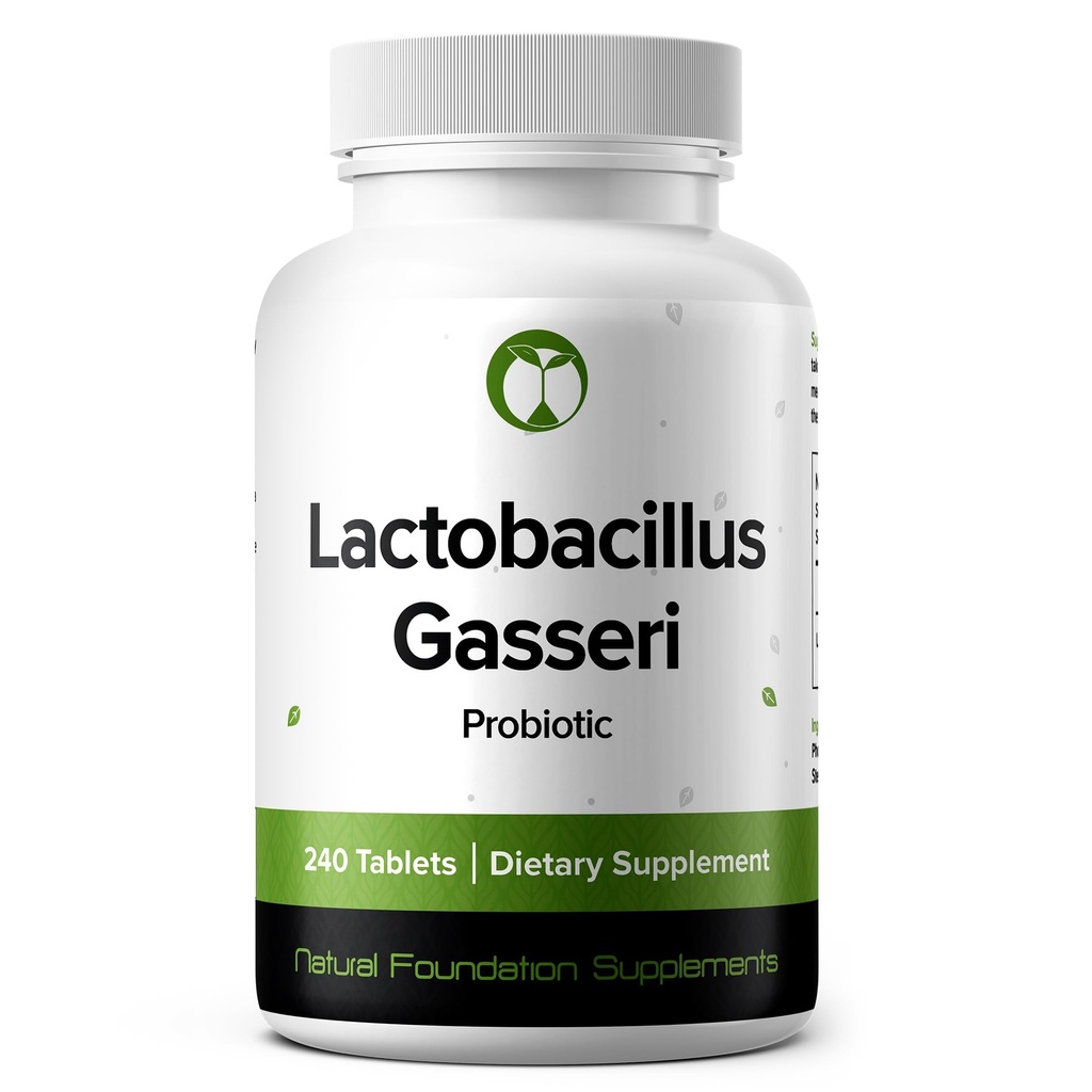 Lactobacillus Gasseri Probiotic Supplement 240 Tablets 3 Billion CFU Probiotics for Men &amp; Women Supports Intestinal Digestive & Gut Health (240, Lactobacillus Gasseri)