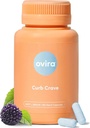 Ovira Curb Cravings Supplements - Contiene CHRONOBLOCK, Energy Support Capsules, Suplementos Nutricionales para Hombres &amp; Mujeres, Chromium-100mg