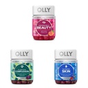 OLLY Undeniable Beauty Gummy, 60 Conde &amp; Complejo Inigualable Gummy, Clear and Healthy Skin Support - 50 Conde (Pack of 1) & Glowing Skin Gummy, 25 Day Supply (50 Conde)
