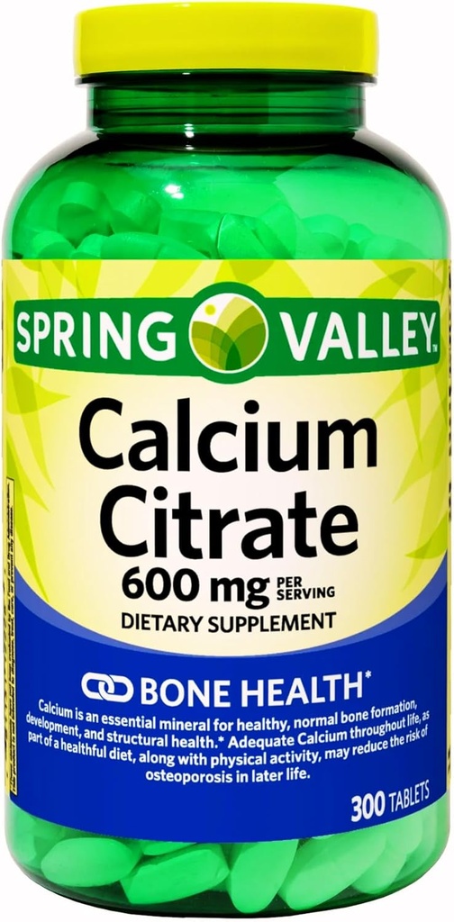 Suplemento dietético, 600 mg, 300 conteo