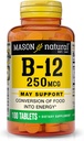 Vitaminas Mason Vitamina B 12 250mcg Tablas