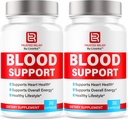 (2 Pack) Cápsulas de Apoyo a la Sangre de Alivio Fideicomiso OficialRelieve Apoyo a la Sangre Pills, Alivio Natural Fideicomiso Avanzado Premium Fórmula Wellness & Overal Health, 60 Cápsulas para 2 Meses