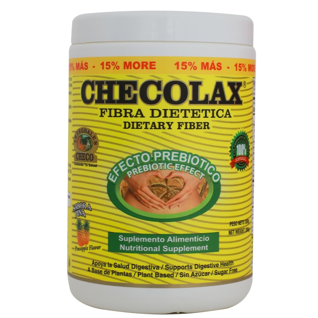Nuestros Alivios de Fibra Dietarios Constipación Naturalmente, Soporta la Regularidad, Alivio de Bloating " Salud de Gut, Libre de Azúcar, No-GMO, Funda de Fibra Esencial, Pineapple (10,5 oz)