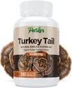 Turquía Tail Mushroom Capsules - Suplemento Orgánica de Mushroom para el Sistema Inmunitario Apoyo a la Salud - 1000 mg Suplementos Premium de Mushroom - 240 cápsulas