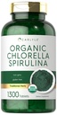 Carlyle Organic Chlorella Spirulina Tablets  1300 Count ← 50/50 Blend ← Non-GMO y Gluten Free Supplement