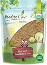 Comida para vivir - Camu ecológico Camu Powder, 2 libras - Non-GMO, Kosher, Raw, Vegan Superfood, Bulk, Non-Irradiated, Pure, Great for Baking and Drinks